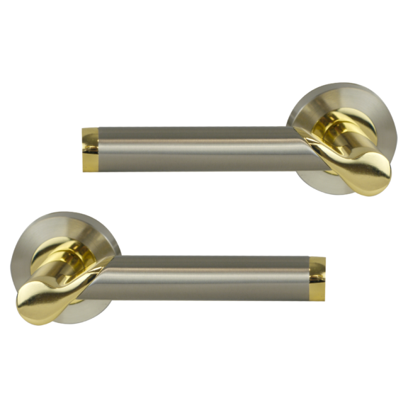 Polished Brass/Satin Nickel